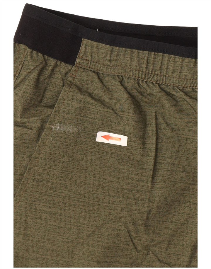 Columbia Mens Sport Shorts Medium Khaki Colourblock Poliéster