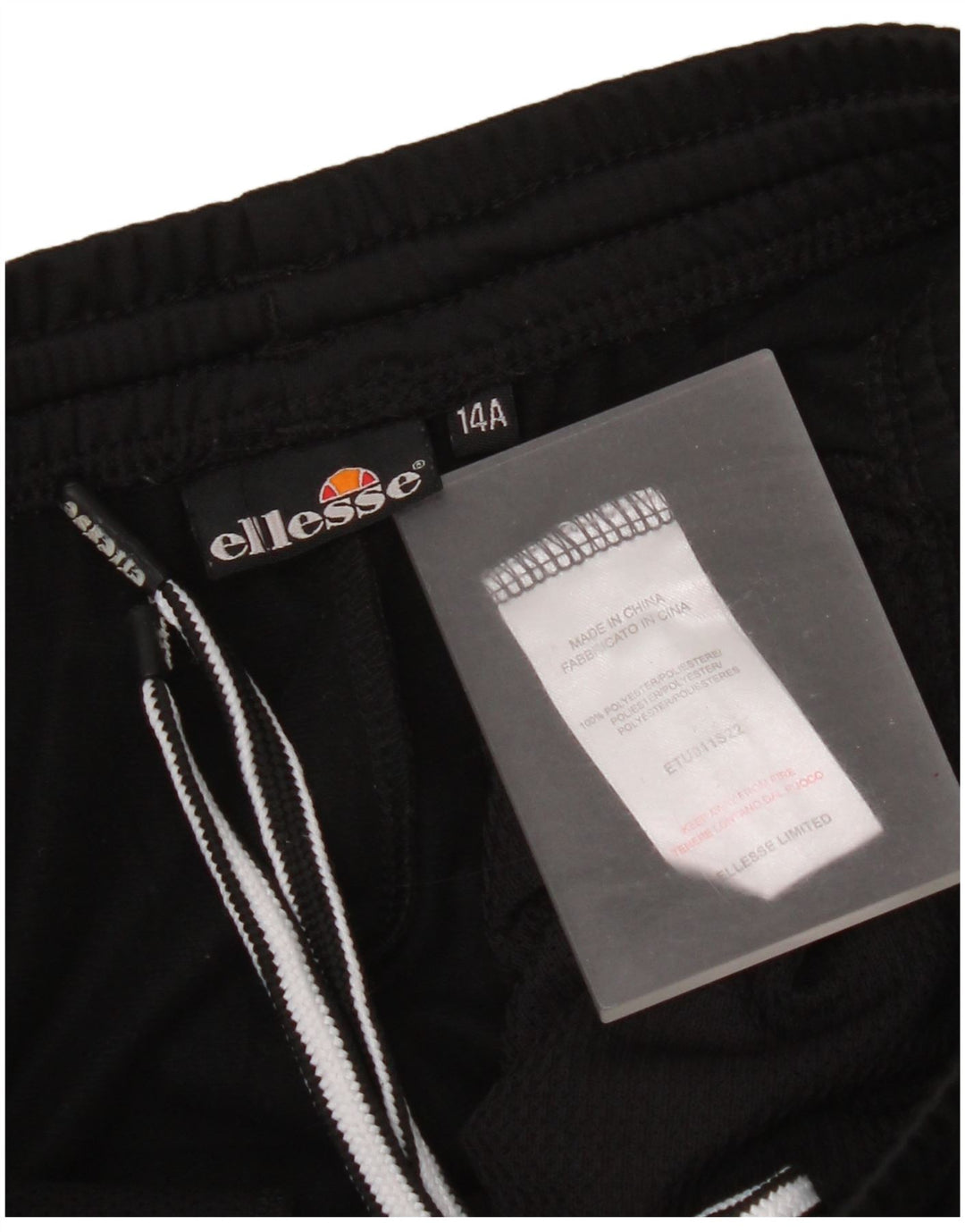 Calça Ellesse Boys 13-14 Anos Preto Poliéster