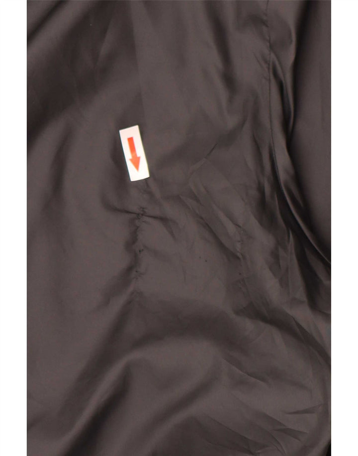 Jaqueta de chuva masculina Nike Graphic com capuz UK 42 XL poliéster preto