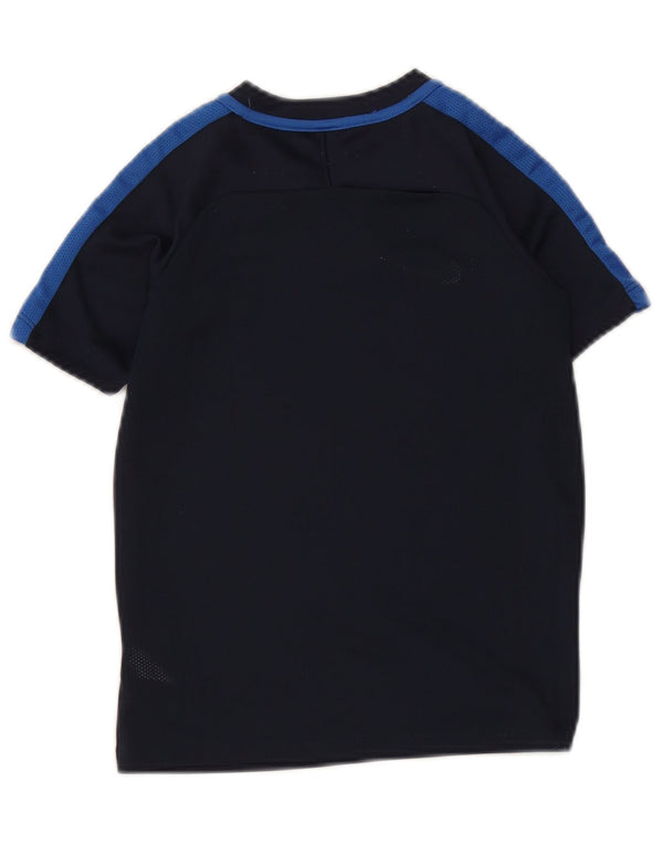 Camiseta Nike Boys Dri Fit Top 6-7 Anos XS Azul Marinho Colourblock Poliéster
