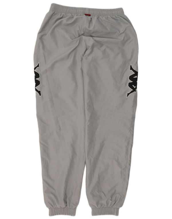 Calça de treino Kappa masculina A.C. Siena com estampa gráfica grande cinza