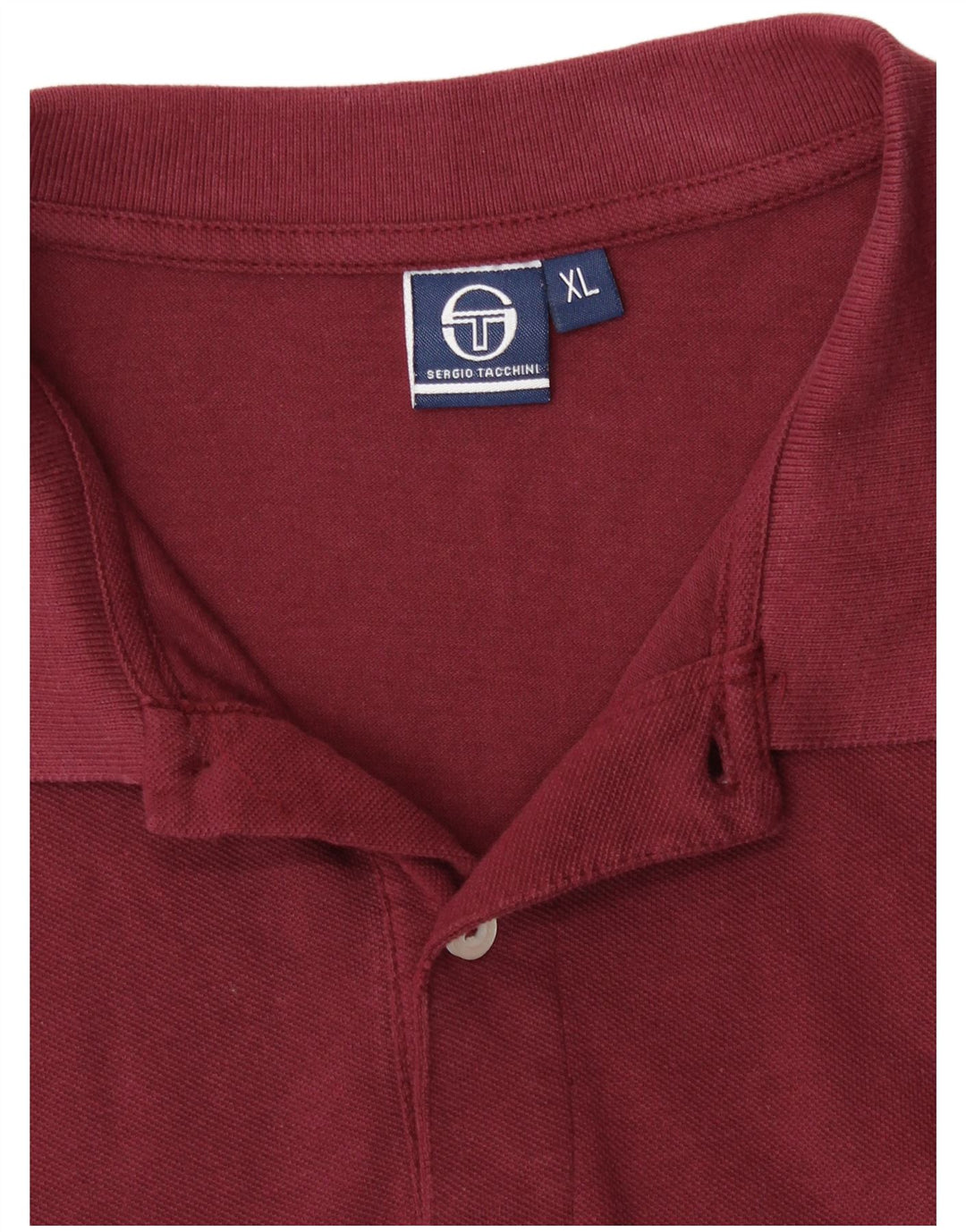 Camisa pólo masculina SERGIO TACCHINI XL Borgonha