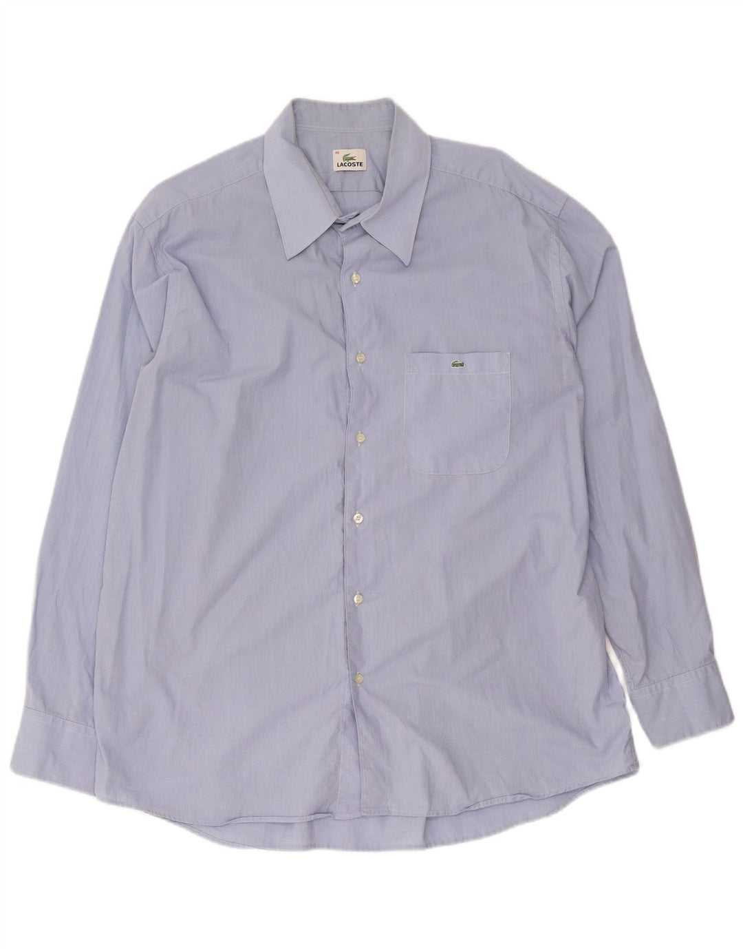 Camisa masculina Lacoste tamanho 46 2XL azul
