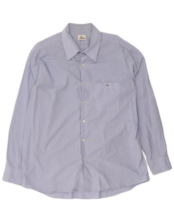 Camisa masculina Lacoste tamanho 46 2XL azul