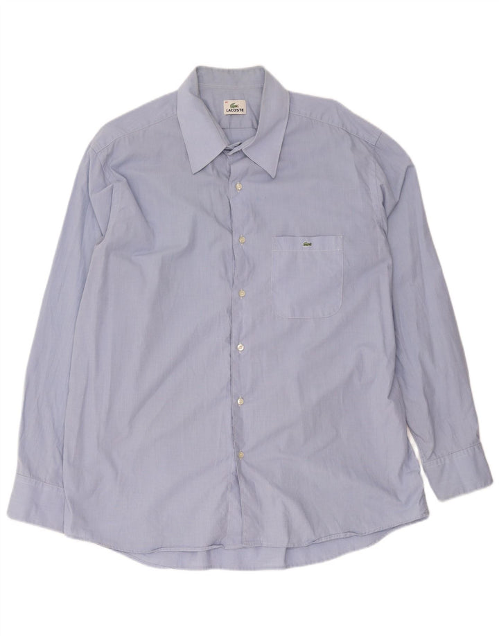 Camisa masculina Lacoste tamanho 46 2XL azul