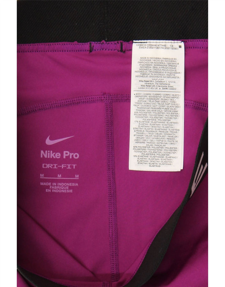 Leggings Nike Dri Fit Graphic UK 12 Médio Roxo Poliéster