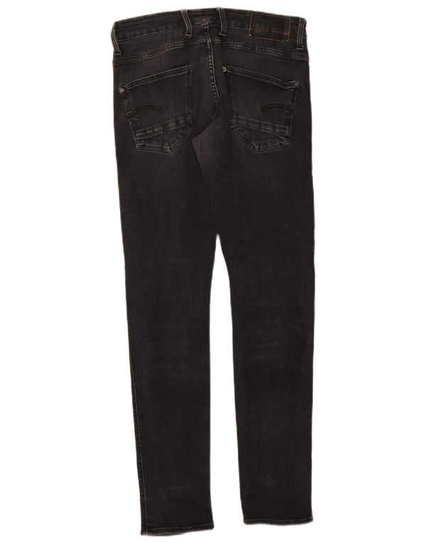 G-Star Masculino Revend Jeans Skinny W32 L32 Algodão Preto