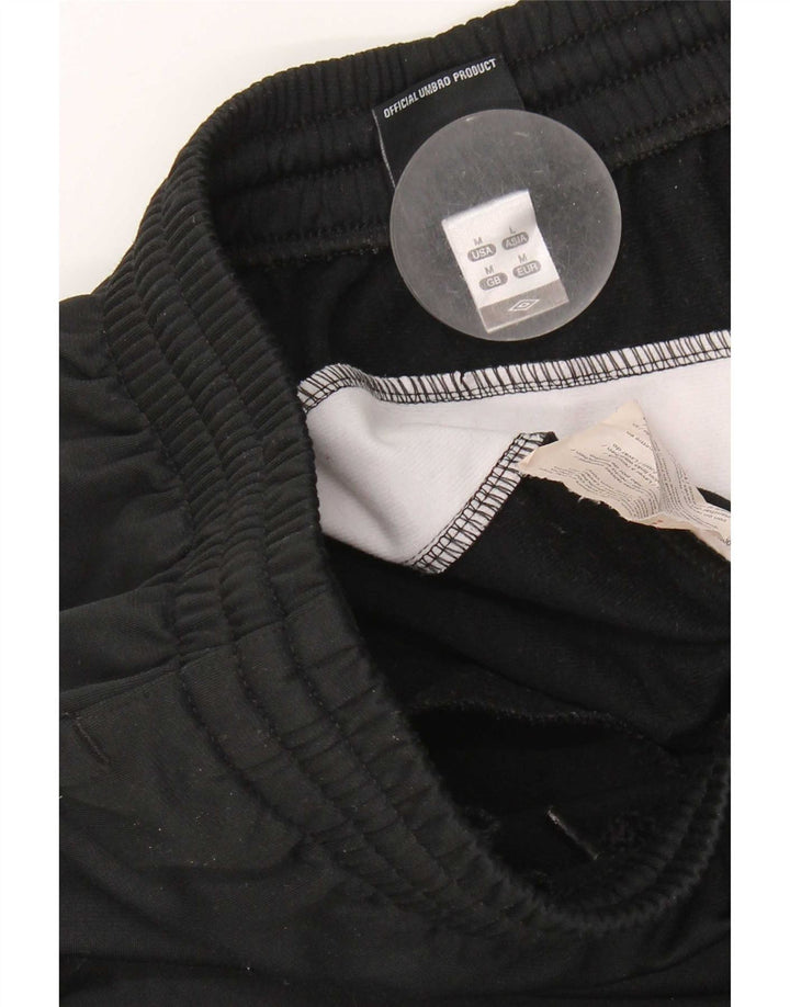 Umbro Calça de treino masculina Joggers médio preto Colourblock poliéster