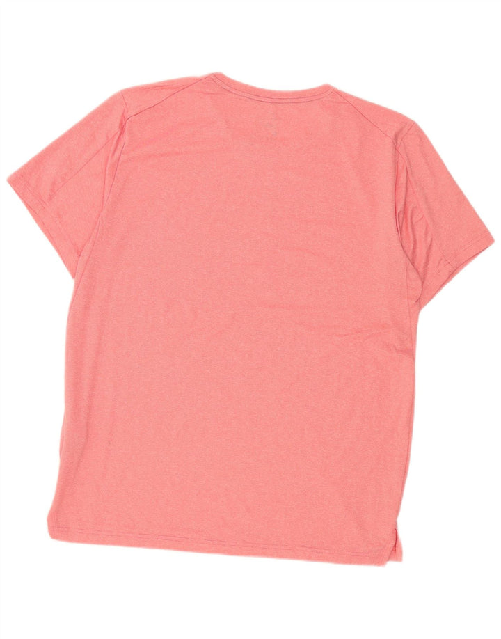 Camiseta masculina Nike Dri Fit Standard grande poliéster rosa