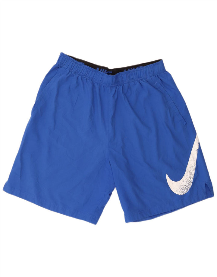 Shorts esportivos Nike masculinos Dri Fit Graphic XL azul poliéster
