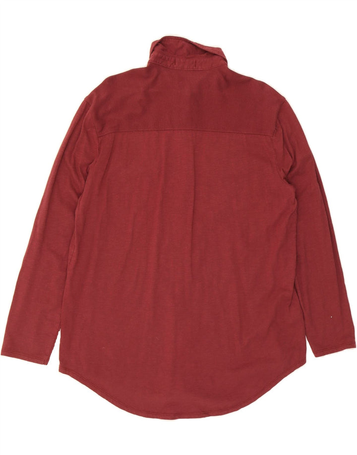 EDDIE BAUER Womens Shirt UK 16 Large Maroon Cotton Vintage Eddie Bauer and Second-Hand Eddie Bauer from Messina Hembry 
