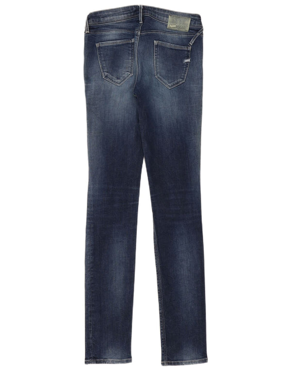 Gas Womens Skinny Jeans W29 L34 Azul Algodão