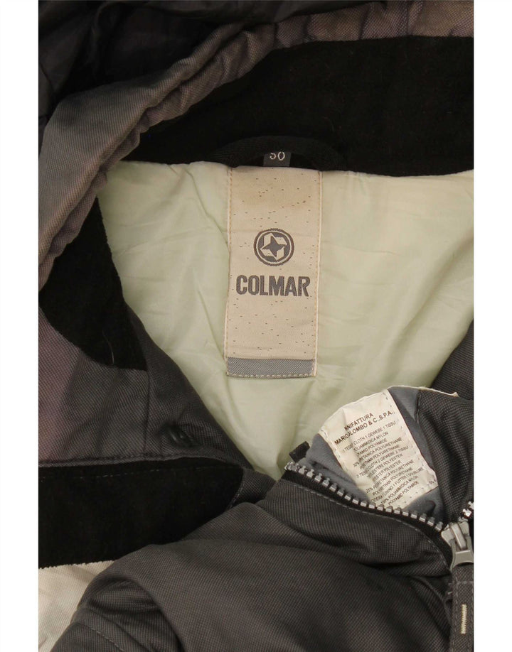 Jaqueta de esqui masculina Colmar com capuz EU 50 cinza médio Colourblock poliamida