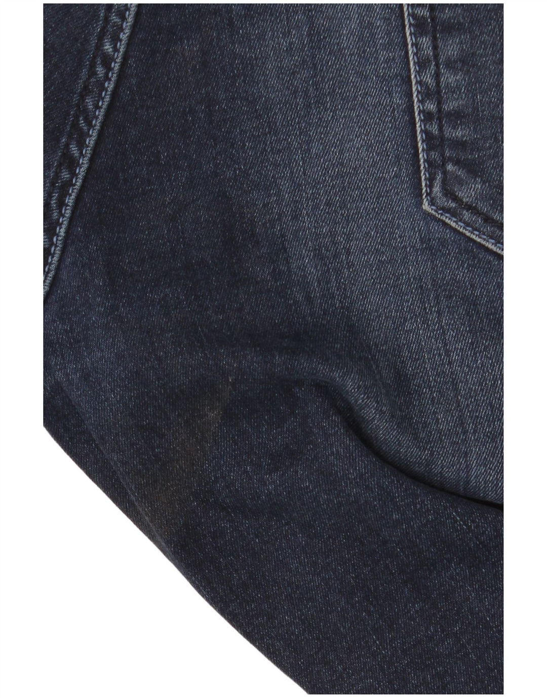 French Connection Mens Distressed Slim Jeans W36 L28 Azul Marinho Algodão