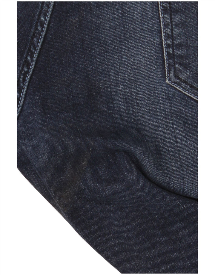 French Connection Mens Distressed Slim Jeans W36 L28 Azul Marinho Algodão