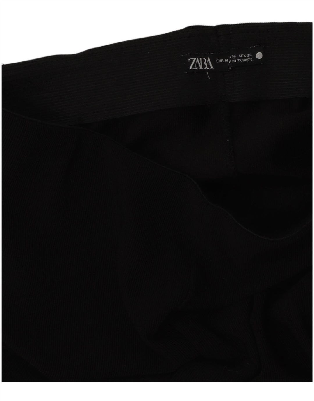 Calça feminina ZARA Bootcut média W28 L32 preta