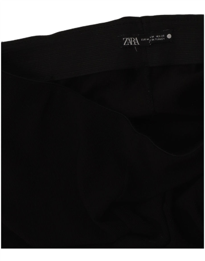 Calça feminina ZARA Bootcut média W28 L32 preta