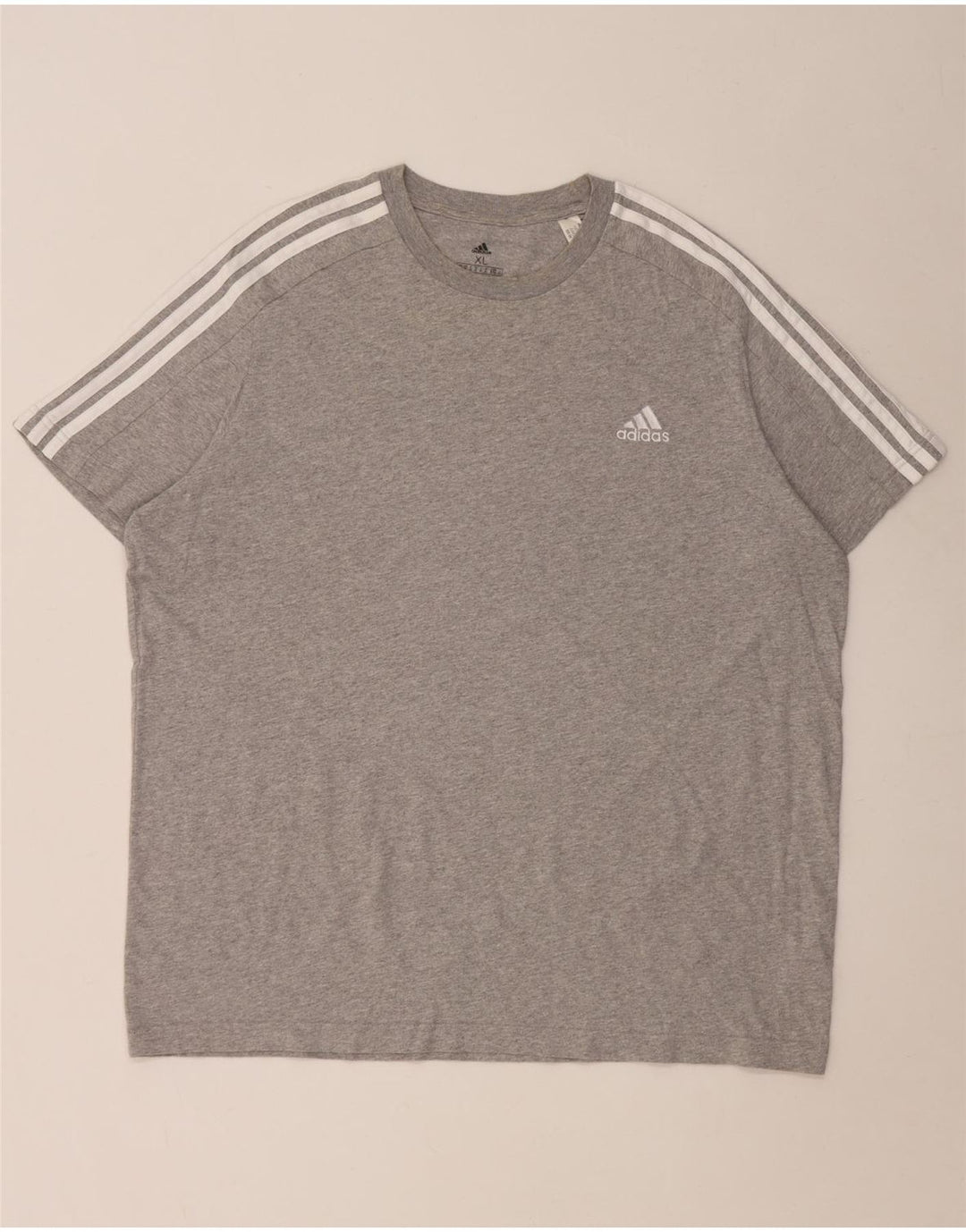 Camiseta masculina Adidas Top XL cinza algodão