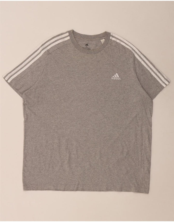 Camiseta masculina Adidas Top XL cinza algodão