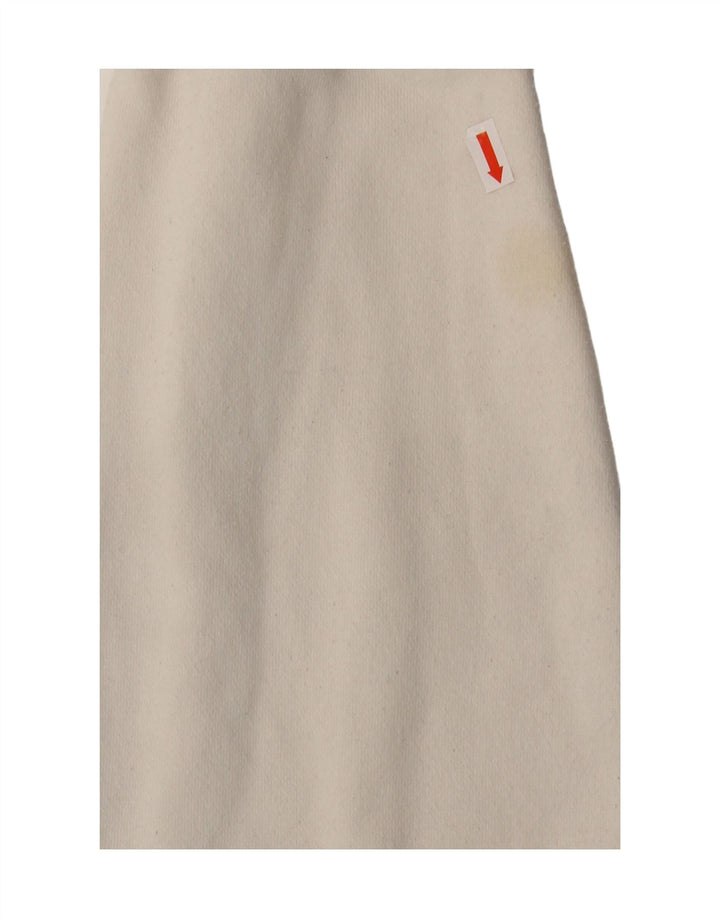 RUSSELL ATLÉTICO moletom com capuz gráfico masculino médio algodão branco