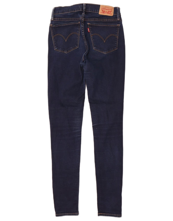 Calça jeans feminina Levi's 710 Super Skinny W26 L30 azul marinho algodão