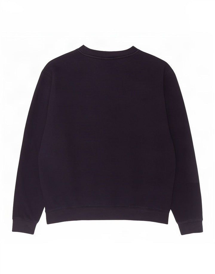 Fila moletom gráfico masculino jumper grande algodão azul marinho