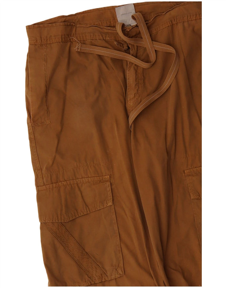 ADIDAS Mens Cargo Shorts Médio W34 Bege