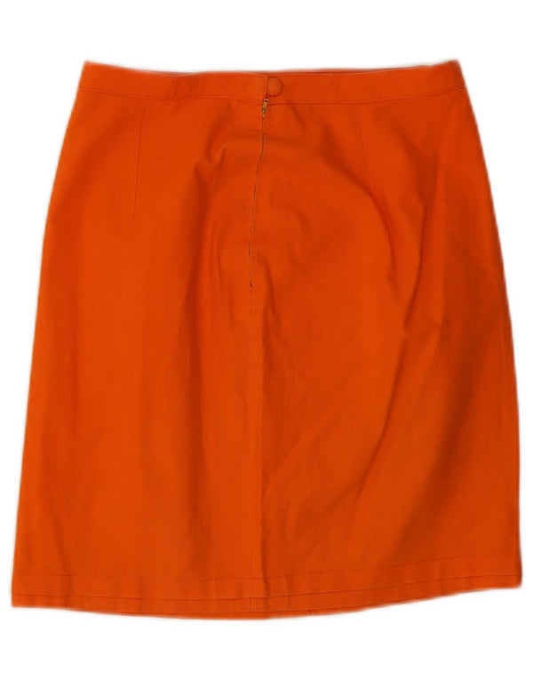 Mini saia feminina vintage W24 XS laranja