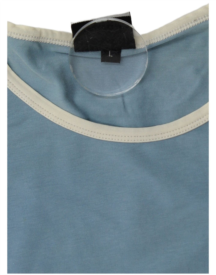 Camiseta masculina Trussardi grande azul