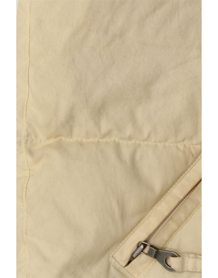 Colete acolchoado masculino Murphy & Nye UK 38 médio off white