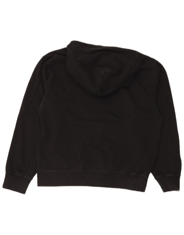 ADIDAS Mens Hoodie Jumper Médio Algodão Preto