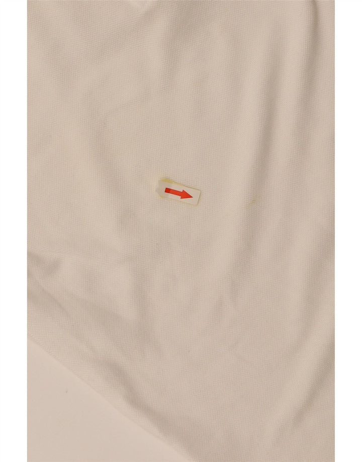 Camisa polo feminina LACOSTE tamanho 42 grande branco