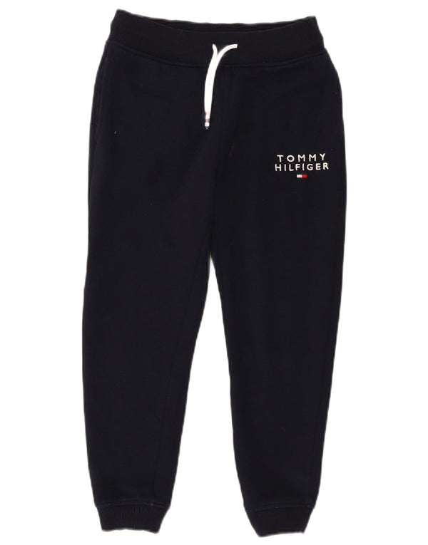 Tommy Hilfiger Meninos Calças de treino Joggers 8-9 anos Médio Azul marinho