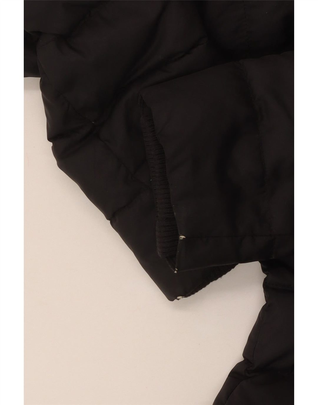 Casaco acolchoado com capuz feminino Tommy Hilfiger Reino Unido 10 pequeno poliéster preto