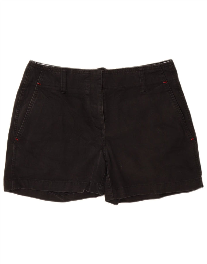 Shorts Chino feminino Tommy Hilfiger US 8 médio W30 algodão preto