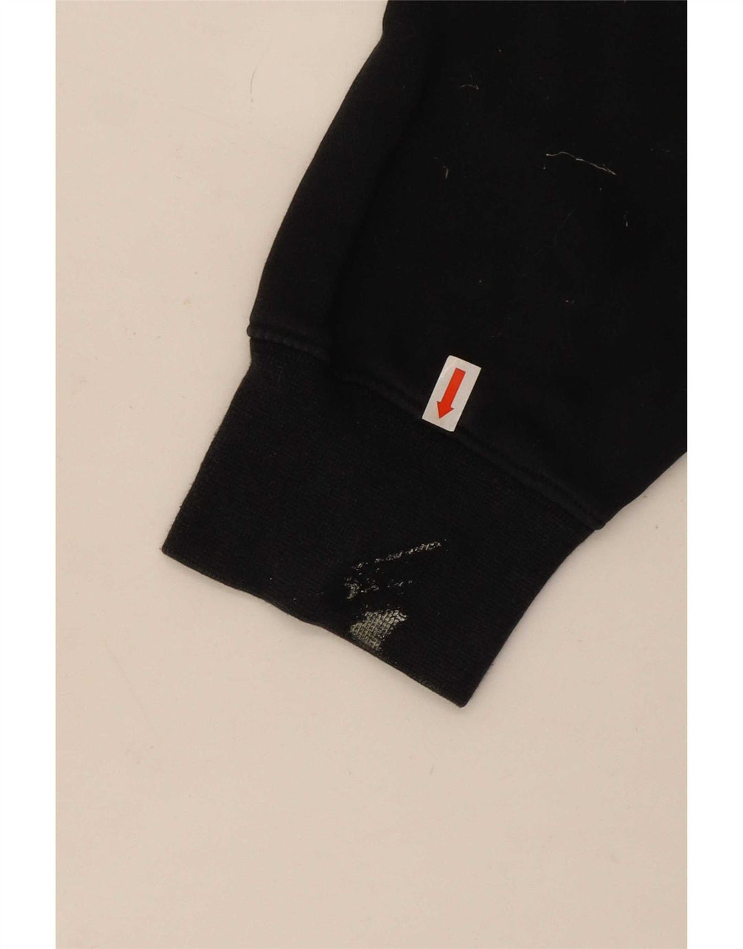 Nike Mens Hoodie Jumper Grande Algodão Preto