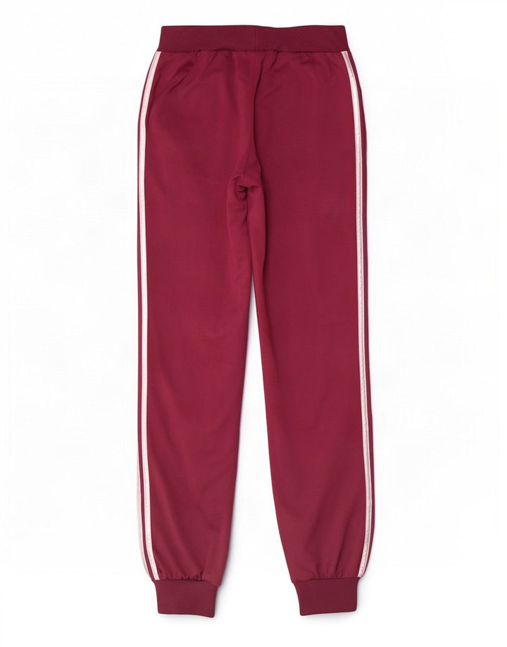 Calça de treino feminina Adidas Joggers UK 16 grande poliéster marrom
