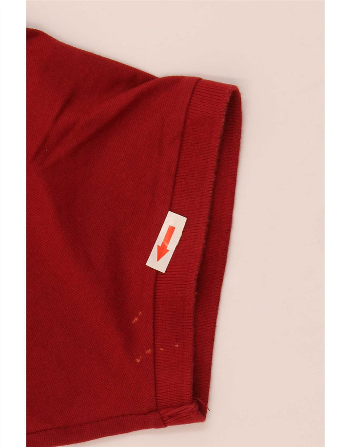 Camisa polo masculina Champion Easy Fit grande algodão vermelho
