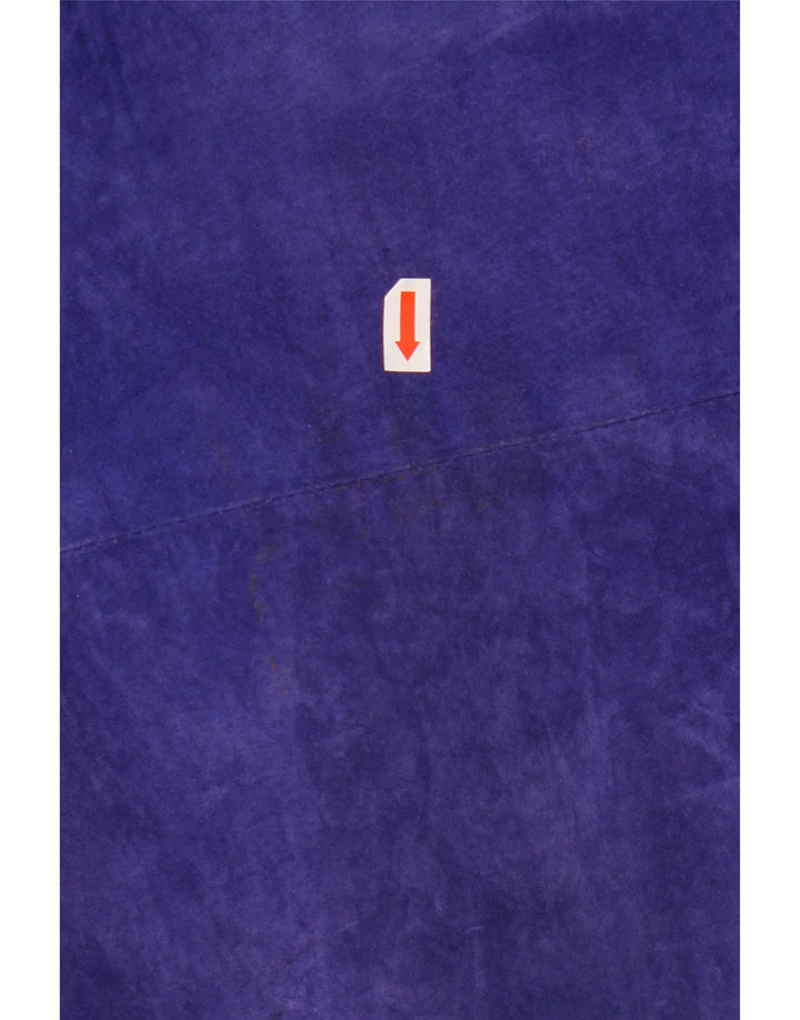 Jaqueta feminina de camurça YUPPIE EU 46 XL couro roxo