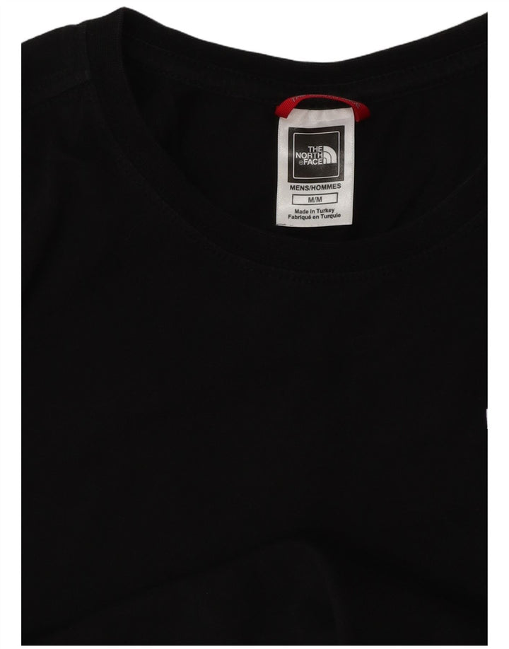 Camiseta gráfica masculina The North Face Top médio preto