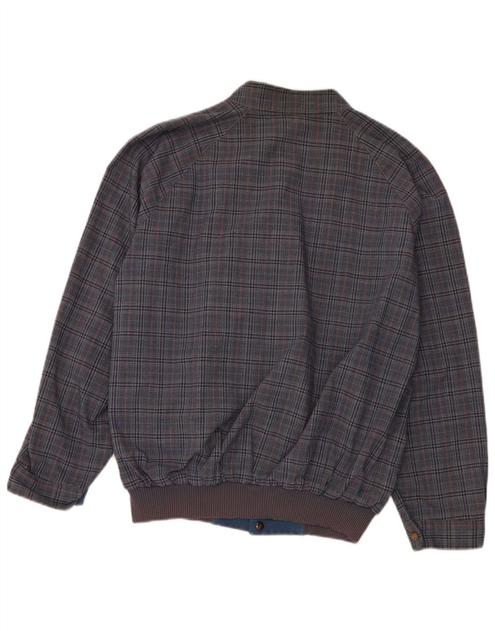 Jaqueta reversível masculina Incom UK 40 grande azul
