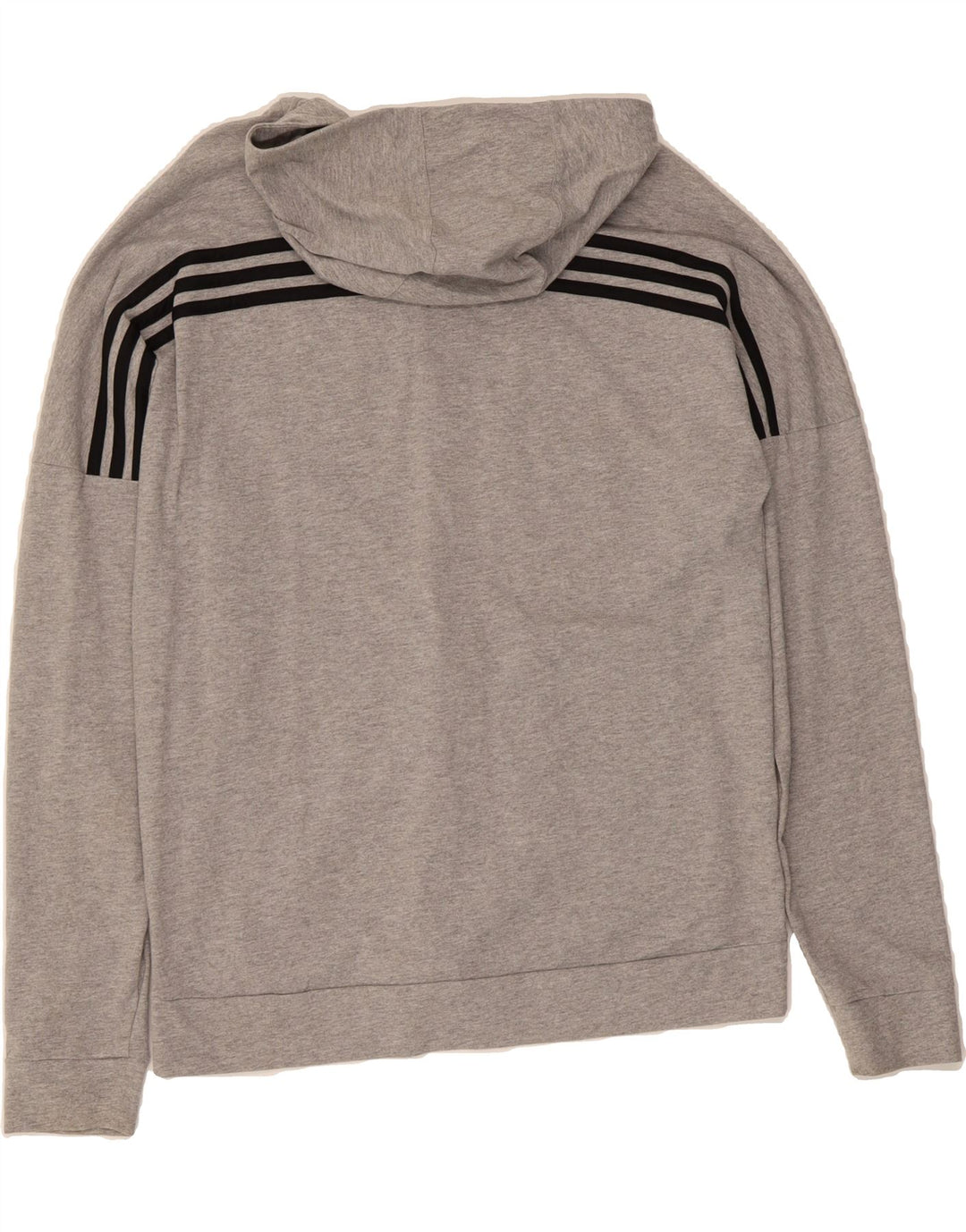 ADIDAS Mens Graphic Zip Hoodie Sweater Large Grey Cotton Vintage Adidas and Second-Hand Adidas from Messina Hembry 