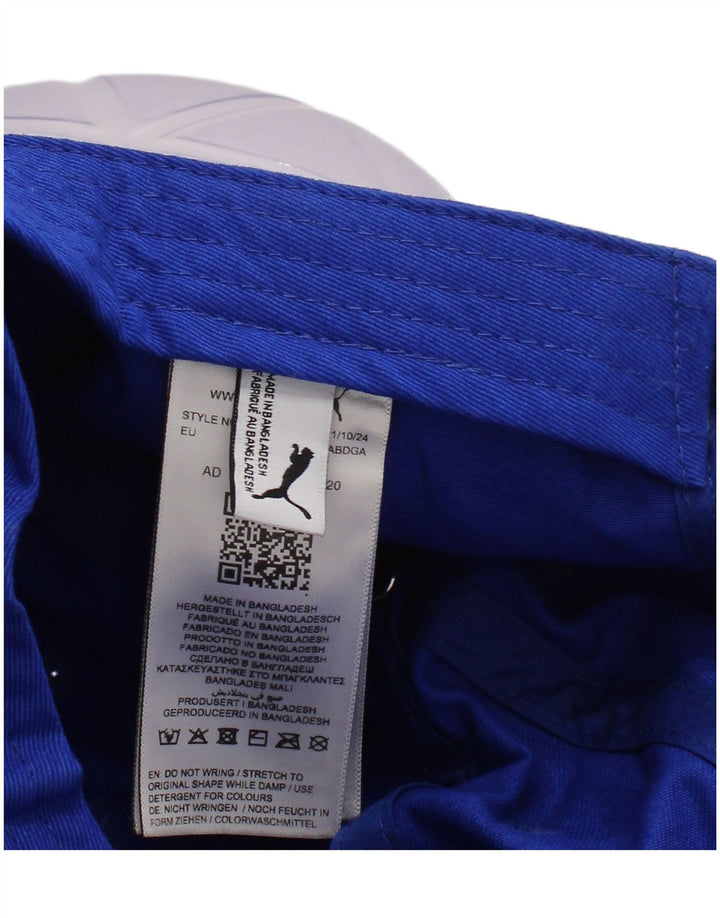 Boné de beisebol gráfico Puma Boys tamanho único algodão azul