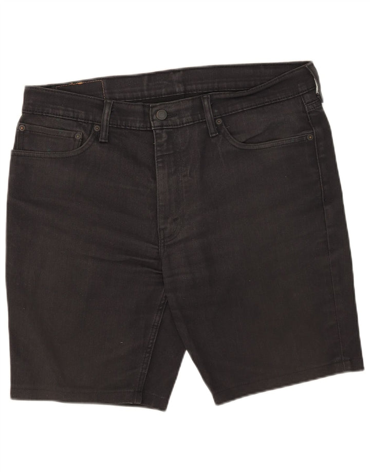 Shorts jeans masculino 511 Levi's W36 grande algodão preto