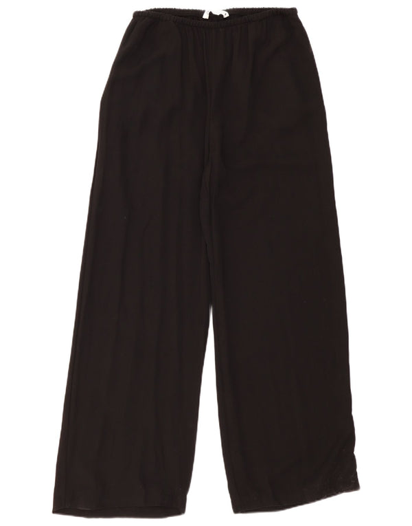 Calça de treino feminina Zara UK 14 grande preta