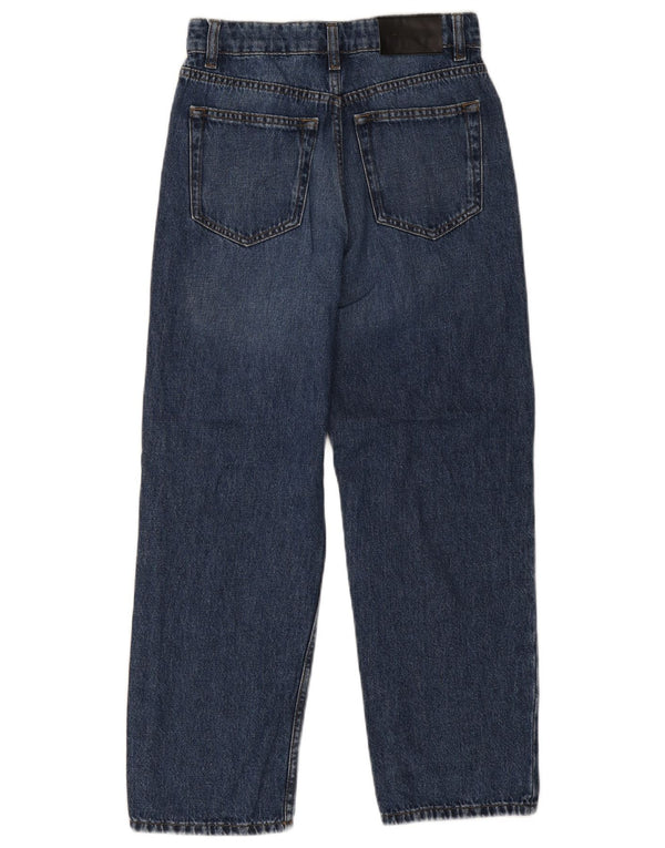 Jeans retos femininos de cintura alta Jigsaw W26 L26 azul