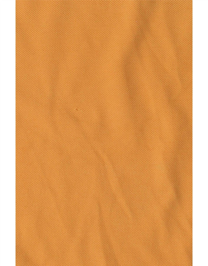 Camisa polo masculina Tommy Hilfiger algodão amarelo médio