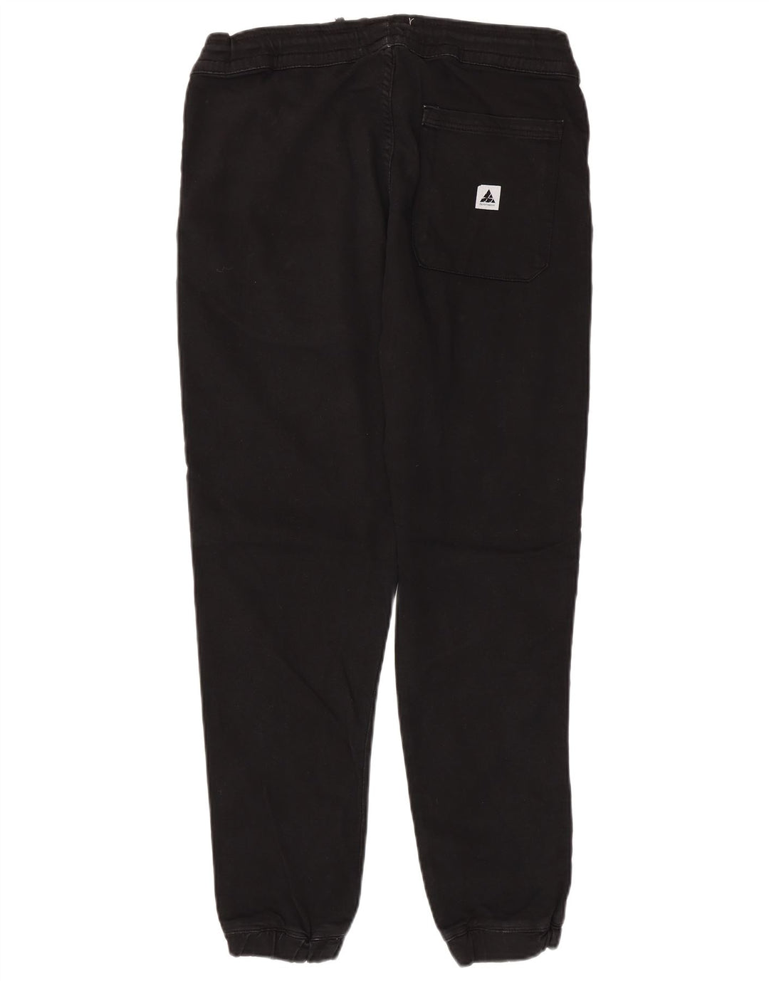 Zara Calça de treino masculina Joggers médio preto algodão