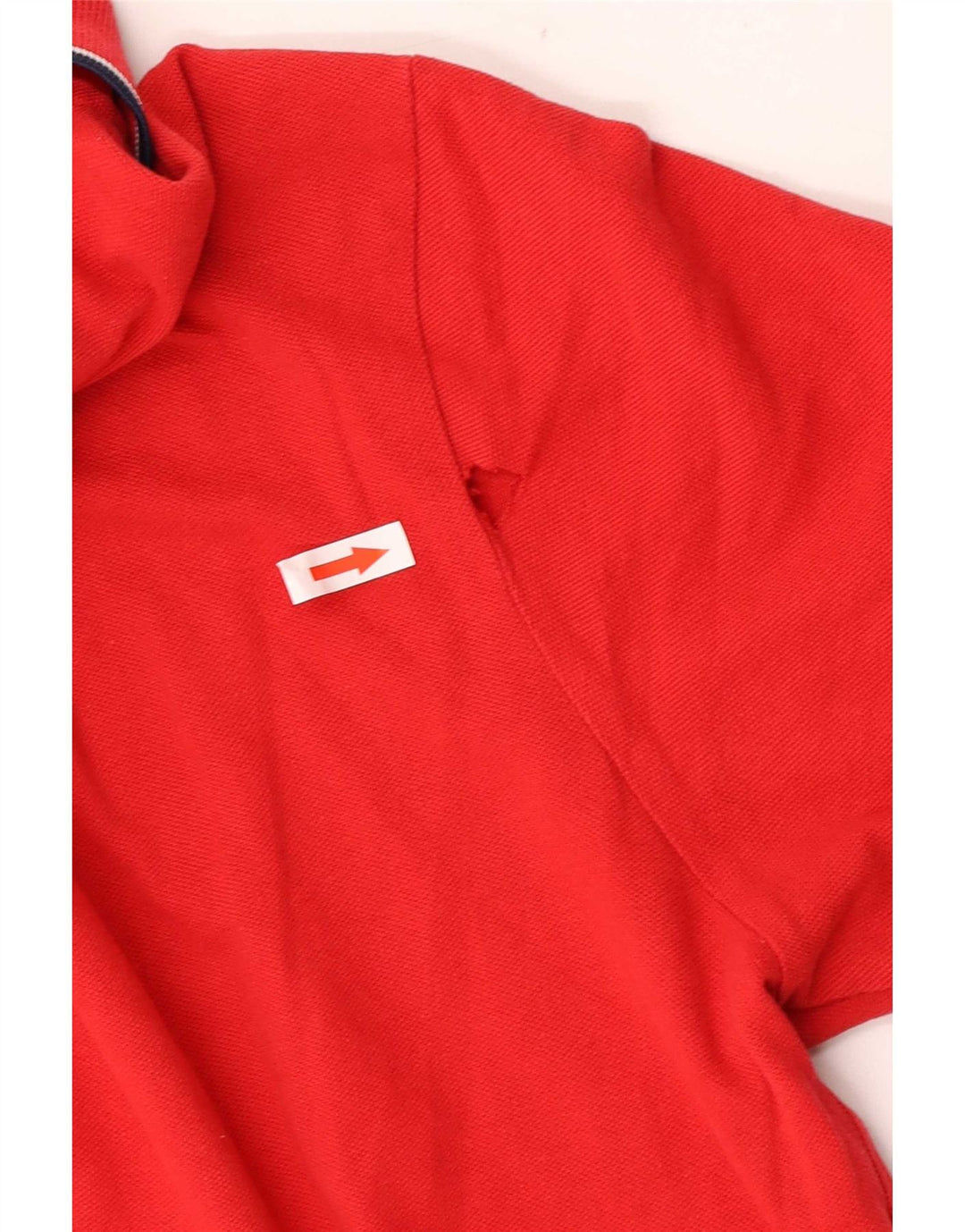 Camisa polo masculina Kappa grande listrada vermelha