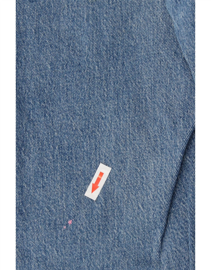 Jeans feminino Levi's Ribcage Straight W24 L29 Azul Algodão